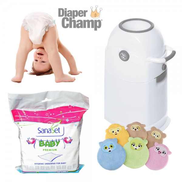 Windeleimer Diaper Champ Regular Vorteils-Set